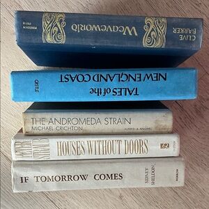 Set of Colorful Hardcover Books